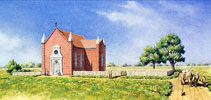 chapel exterior illustration